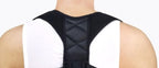 Close-up of adjustable straps on posture correction brace