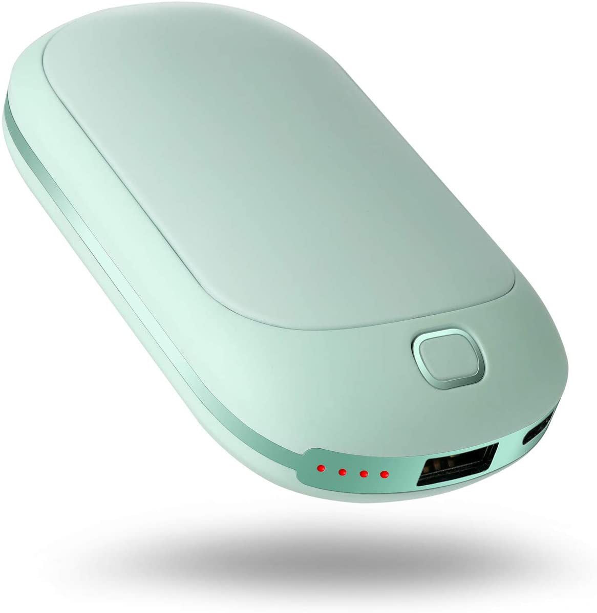 Close-up of hand warmer's aluminum heating surface