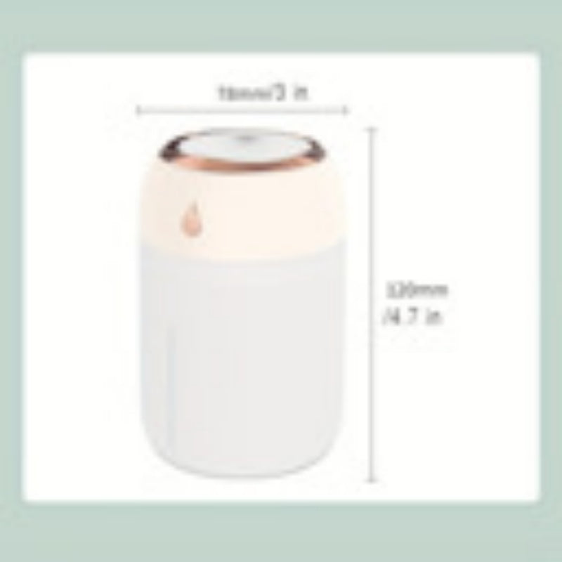 Close-up of humidifier's night light feature