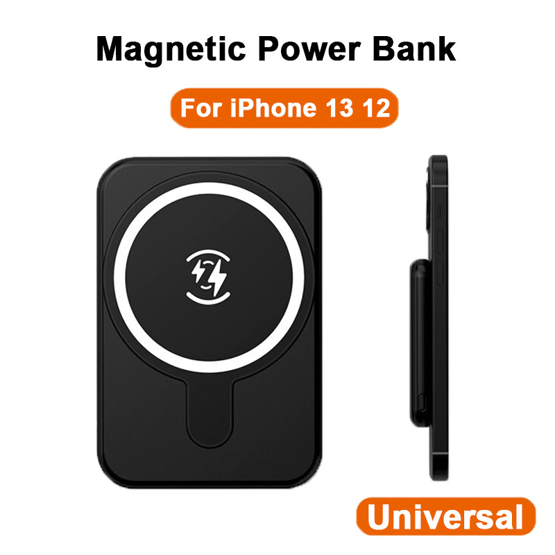 Close-up of power bank's magnetic attachment