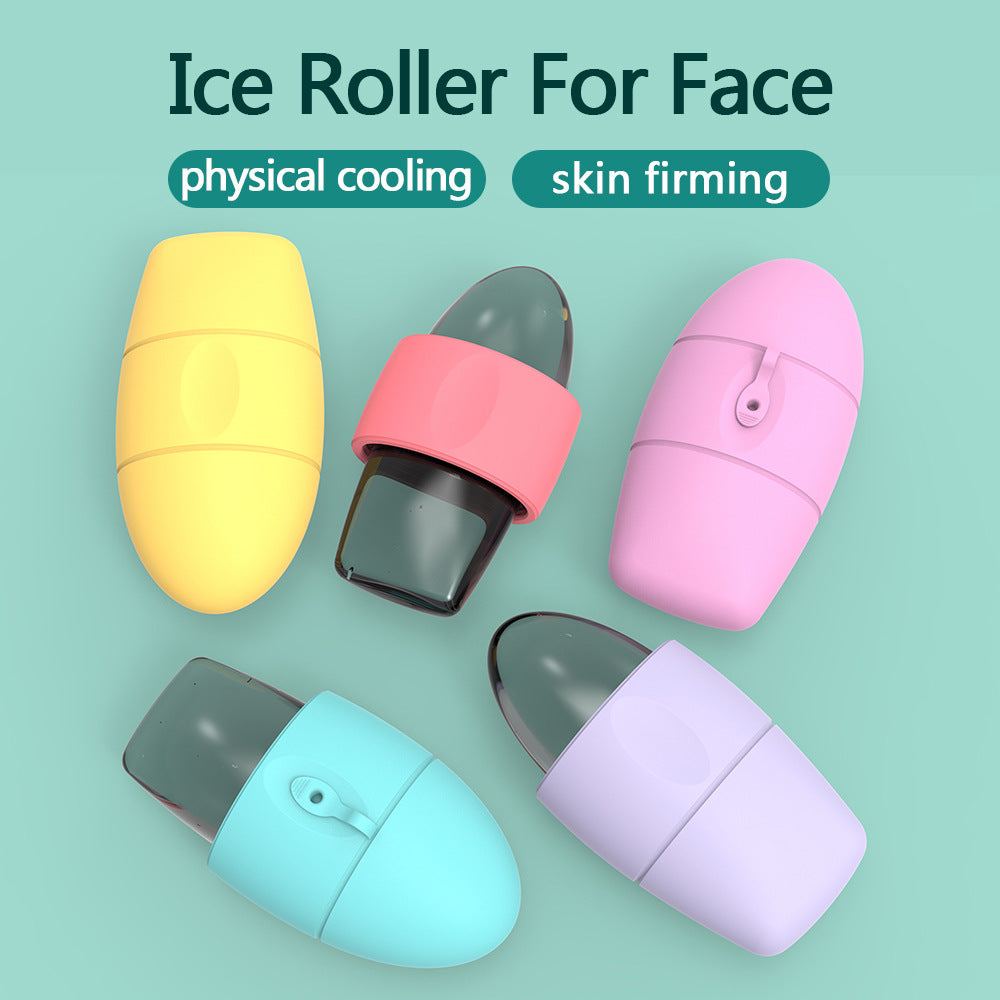 Close-up of silicone roller's soft, flexible material