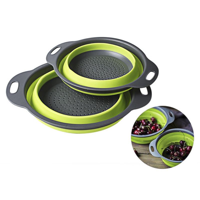 Collapsible Space-Saving Kitchen Strainer