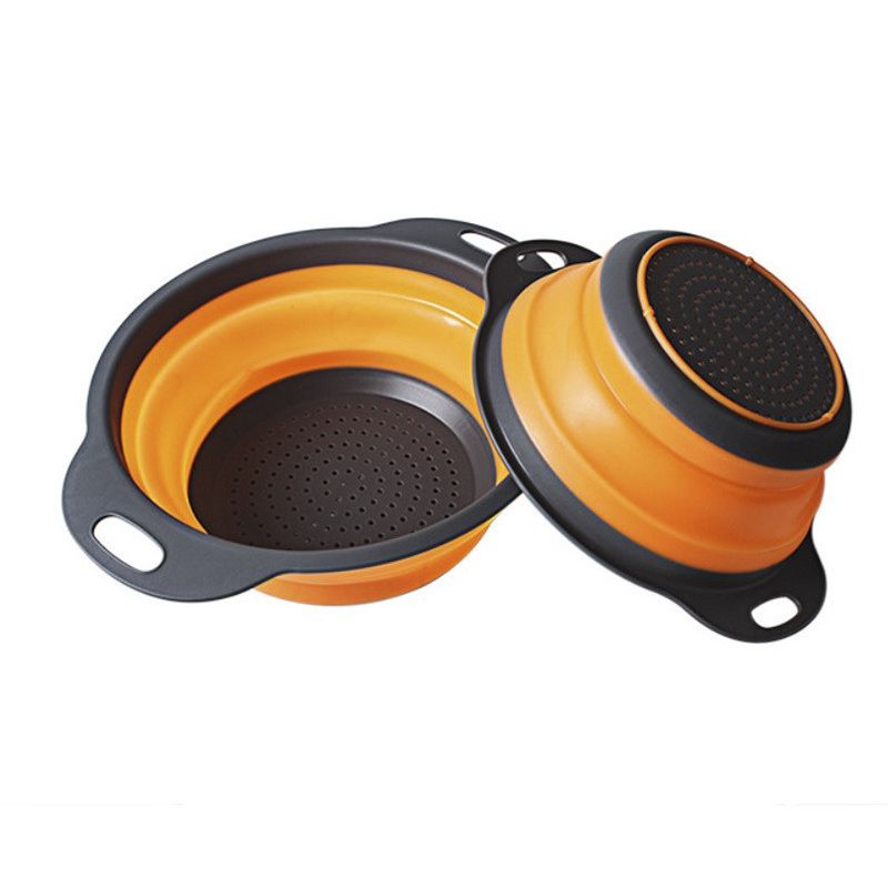 Collapsible Space-Saving Kitchen Strainers