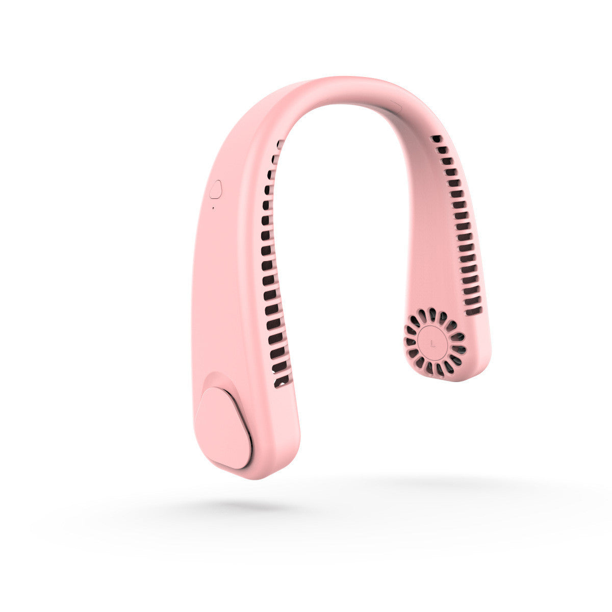 Compact portable fan for hands-free cooling