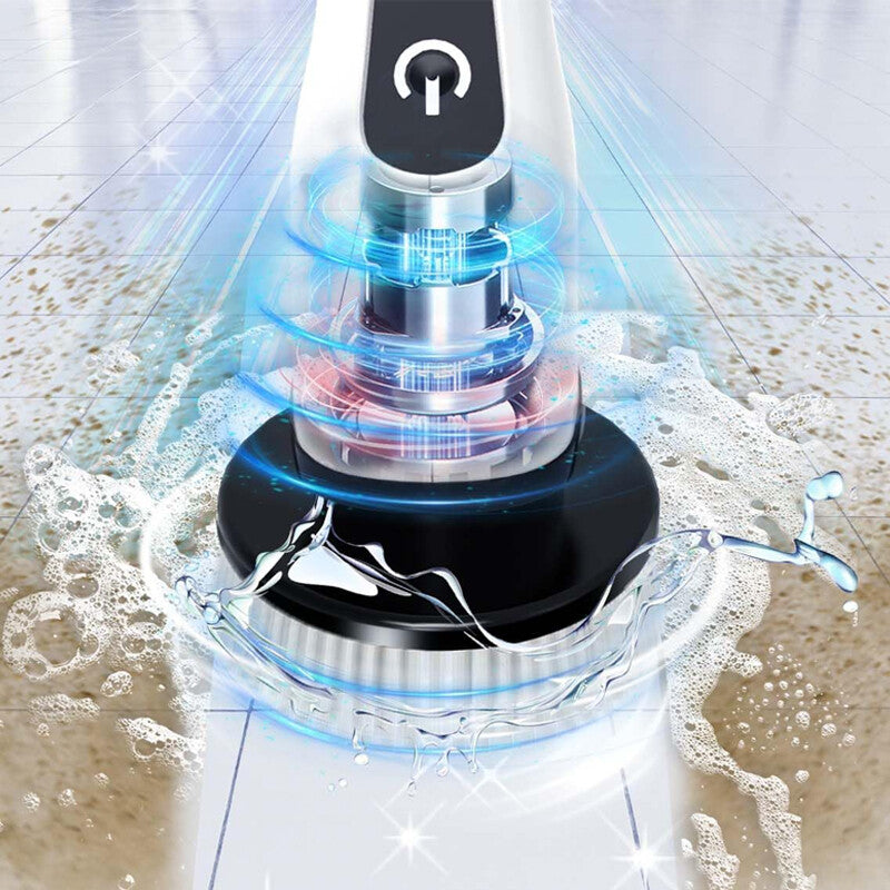 Cordless Electric Spin Scrubber – Fast Bathroom Cleaning