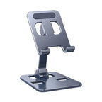 Desktop phone holder folded flat for storage