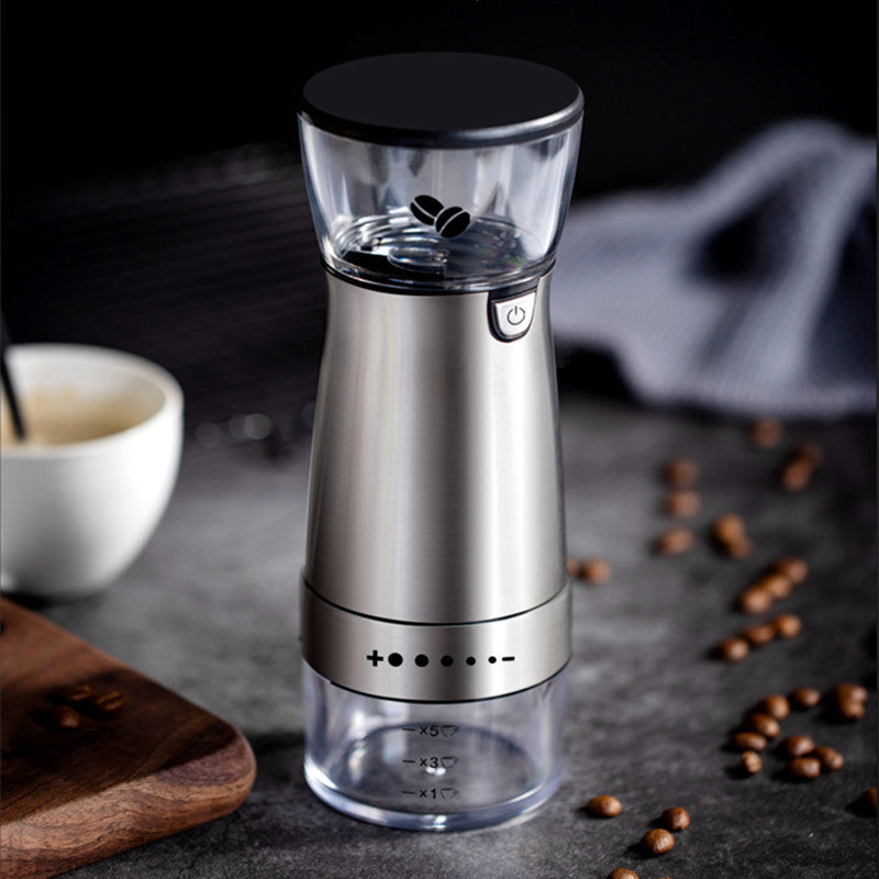 Electric Coffee Grinder | USB Rechargeable Burr Mill