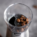 Electric Coffee Grinder – USB Rechargeable Stainless Steel Burr Mill