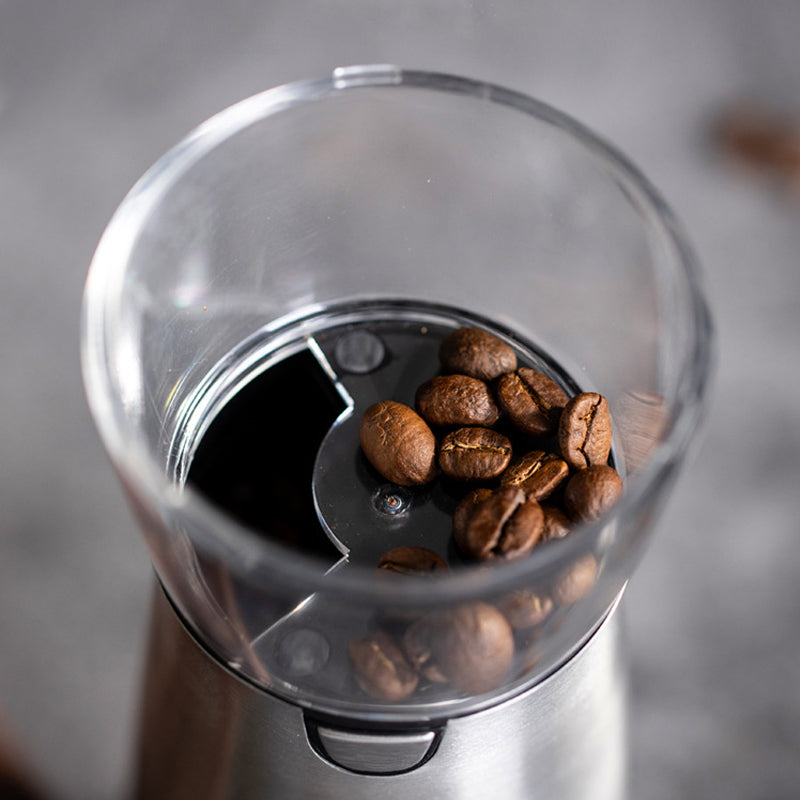 Electric Coffee Grinder – USB Rechargeable Stainless Steel Burr Mill
