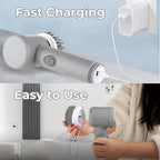 Electric Spin Scrubber – Cordless Cleaning Brush with 7 Interchangeable Heads