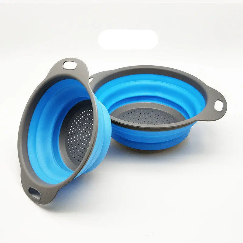 Foldable Silicone Colander for Space-Saving Straining