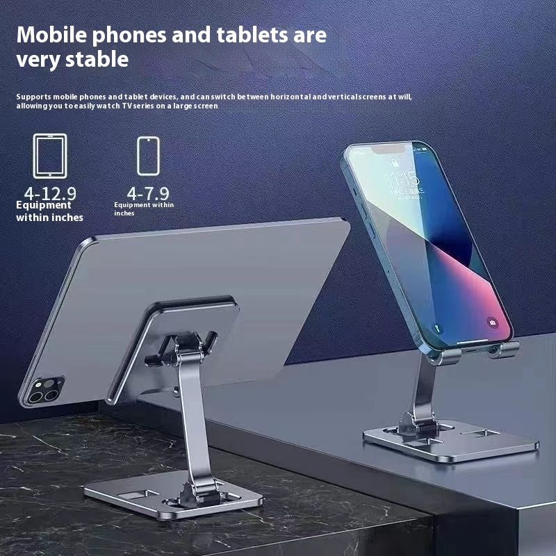 Folding Phone Holder | Adjustable Alloy Desktop Stand