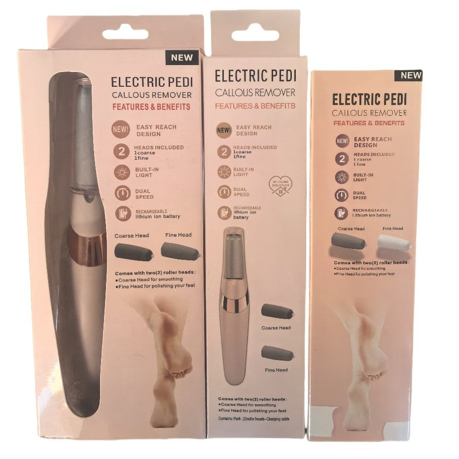 Foot file available in pink and white colors