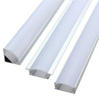 Frosted diffuser cover for LED strip housing