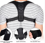 It fits approximately 28" to 36" in a one-size-fits-all design.