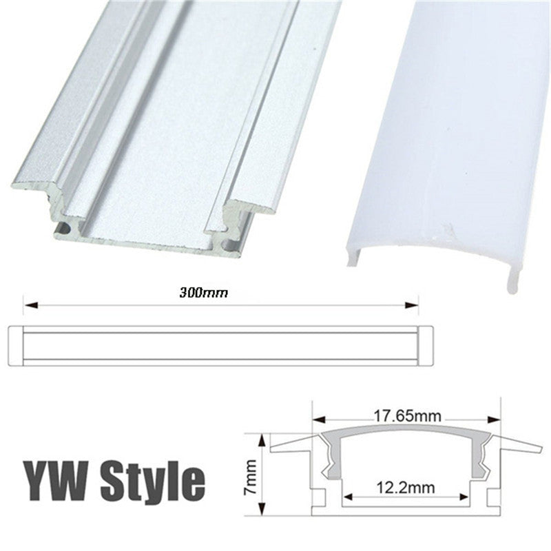 LED channel wall mount installation hardware
