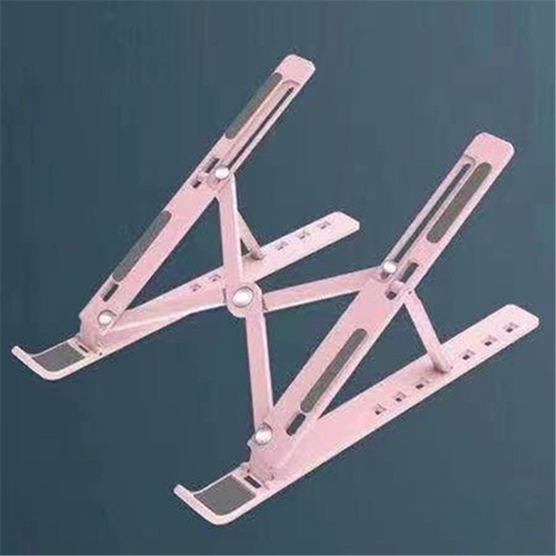 Laptop stand available in black, grey, pink, silver, and white
