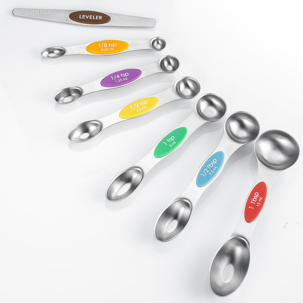 Magnetic Measuring Spoon Set | Stainless Steel Spoons