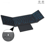 Mini Bluetooth keyboard folded for travel