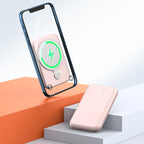 Mini Magnetic Power Bank | 5000mAh Wireless
