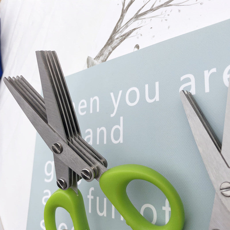 Multi-Layer Herb & Onion Scissors | Stainless Steel