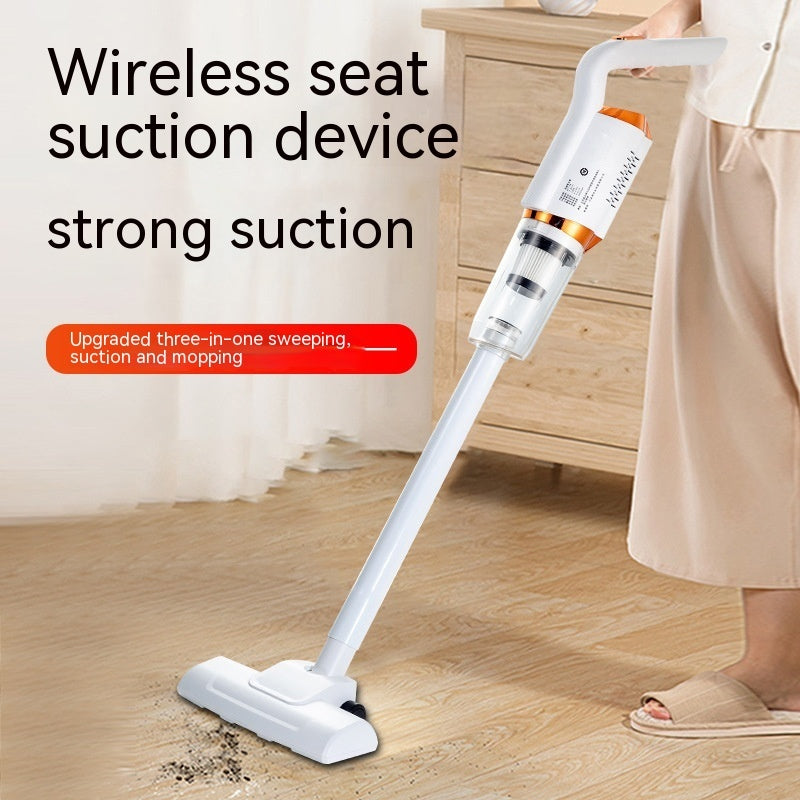 Rechargeable handheld vacuum in green