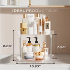Rotating Spice Rack | Pack of 2 Turntable Organizers