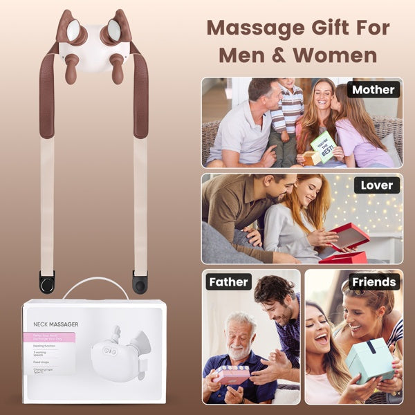 Shiatsu neck massager used on shoulders and back
