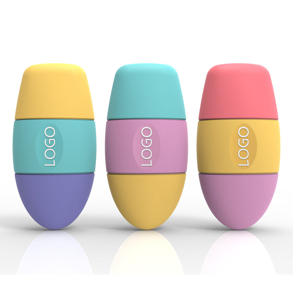 Silicone ice roller shown in multiple color options