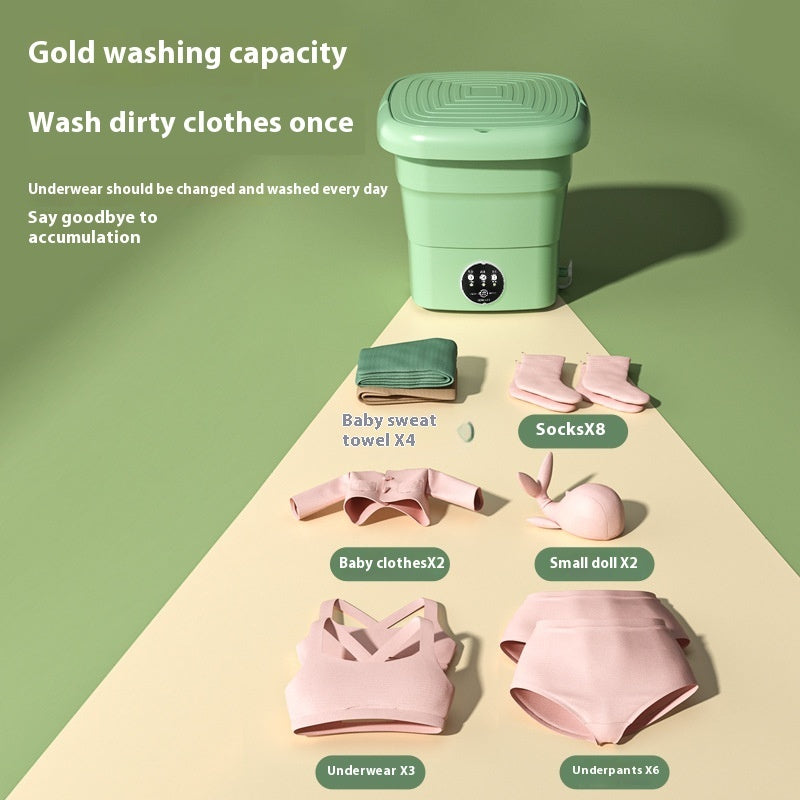 Small waterproof washer designed for apartments and dorm rooms