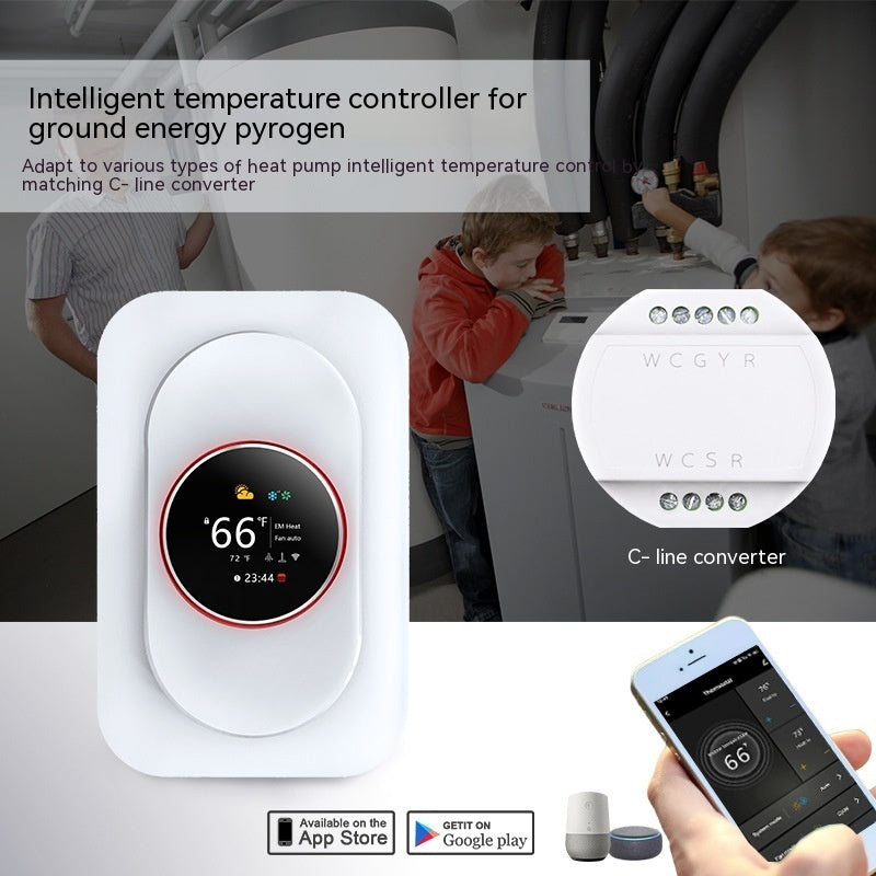 Smart WiFi Thermostat Panel for Precise Temperature Control