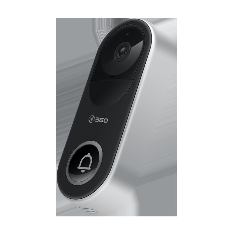 Smart video doorbell installed on a door frame