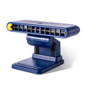 USB desktop fan available in blue, green, and white