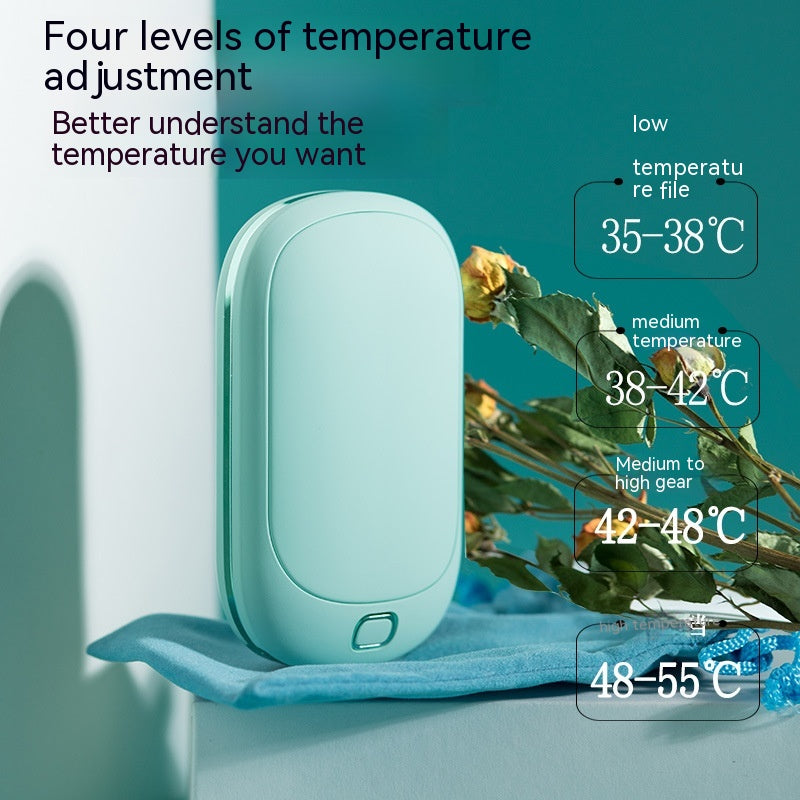 USB rechargeable hand warmer in black