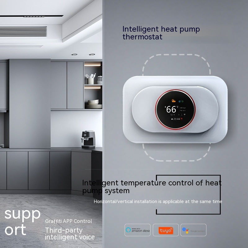 WiFi style thermostat panel shown from the front